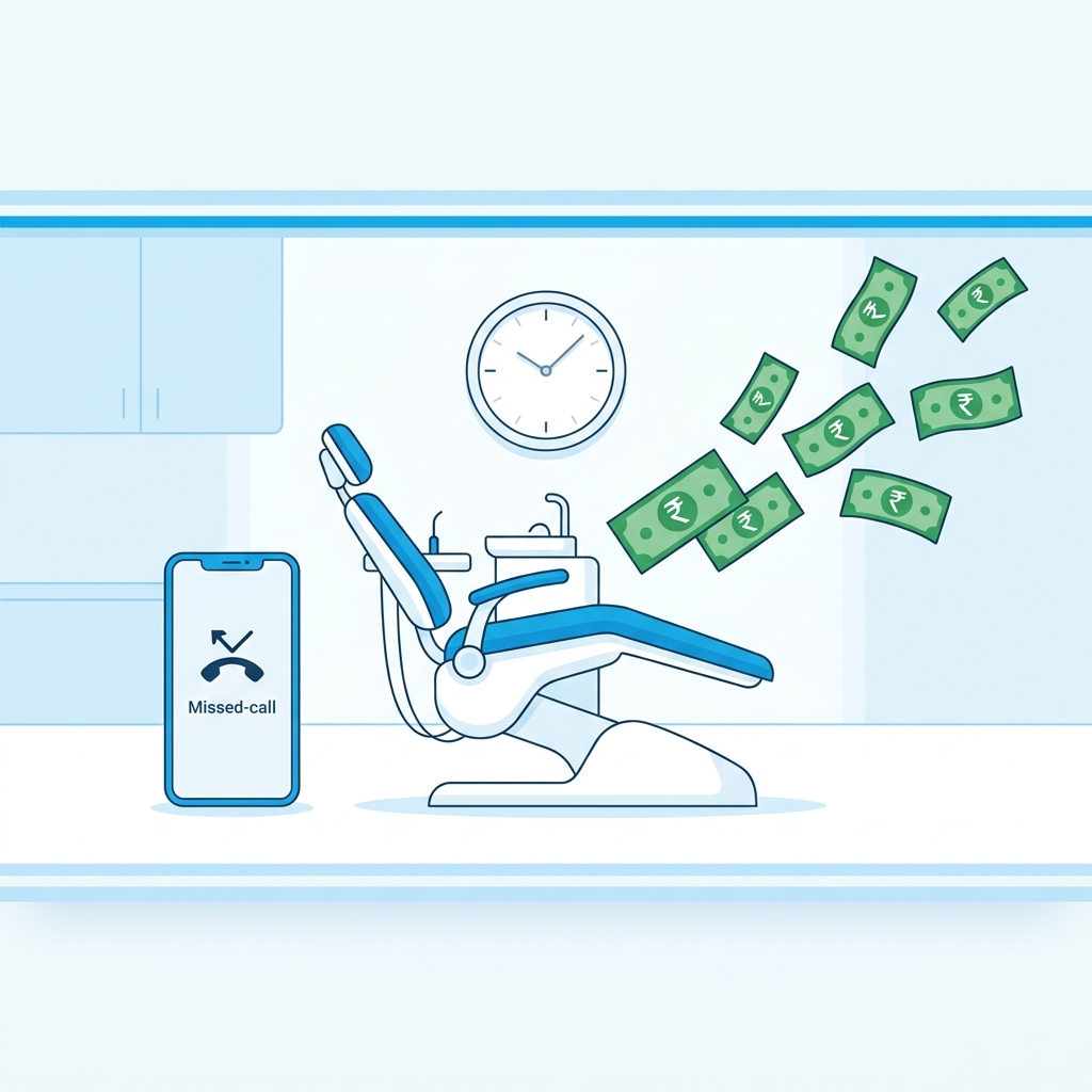 No-shows burn revenue — empty dental chair